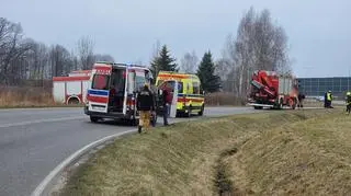 Wypadek w miejscowości Kotowice 