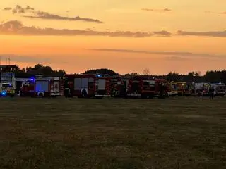 Samolot spadł w miejscowości Chrcynno