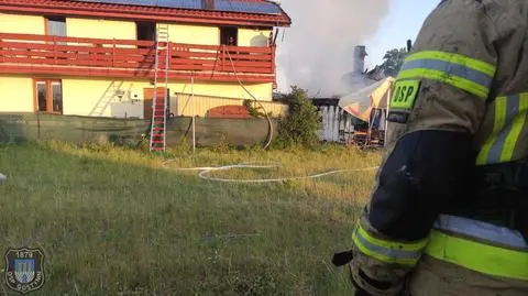 Ktoś podpalił bar nad jeziorem. Jest prokuratorskie śledztwo 