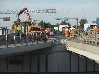 Do wypadku doszło przy zjeździe na Wisłostradę