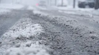 Śnieżyca w Warszawie