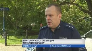 Policja o sprawie marszu