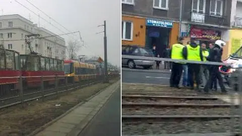 Rondo Wiatraczna: dwie kolizje z tramwajami