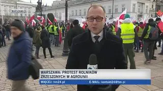 Protest na Krakowskim Przedmieściu