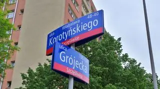 Przejście przy skrzyżowaniu Grójeckiej z Korotyńskiego 