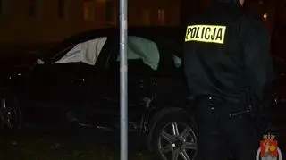 Zarzuty za napaść na policjanta