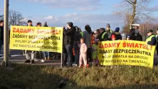 Protest na krajowej "7"