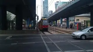 Paraliż tramwajowy w centrum