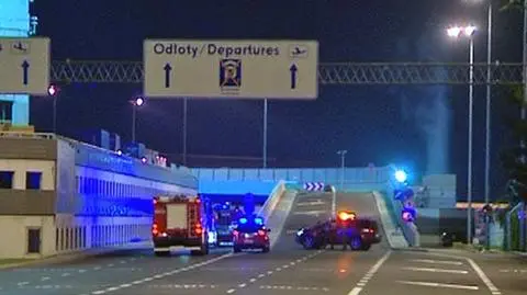 Ewakuowano lotnisko.  Przez pozostawioną walizkę 