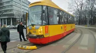 Zderzenie tramwajów na Marszałkowskiej 