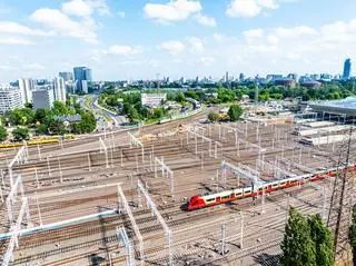 Prace na dworcu Warszawa Zachodnia