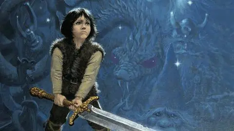 Praca z cyklu komiksowego "Thorgal"