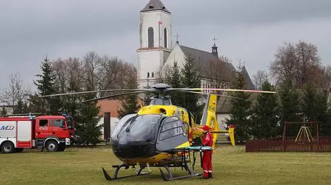 Wypadek przy budowie w Wieliszewie