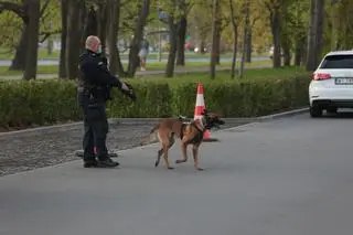 Akcja służb na ulicy Białej Floty