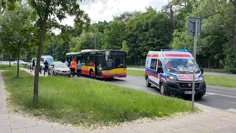 Zderzenie z udziałem autobusu miejskiego