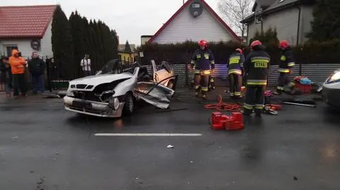 Wypadek na Arkuszowej. Jedna osoba ranna