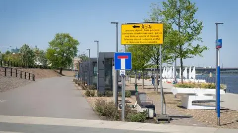 Znowu zamkną fragment Bulwarów Wiślanych, w akcji potężny dźwig