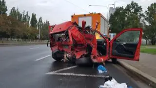 Tragiczny wypadek w alei Jana Pawła II