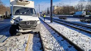 Zderzenie trzech samochodów 