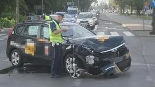 Wypadek w alei Niepodległości