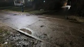 Potrącenie na ulicy Hawajskiej 