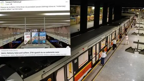 Nowe reklamy w metrze