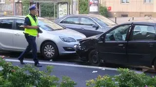 Wypadek w alei Niepodległości