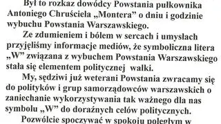 Apel powstańców