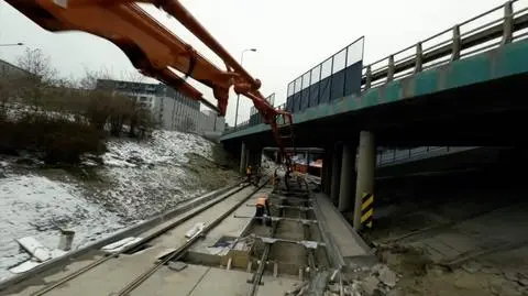 Budowa linii tramwajowej w ciągu ulicy Kasprzaka