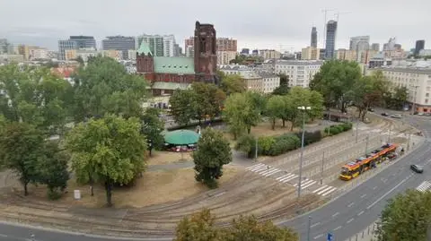 Plac Narutowicza do remontu. Pętla tramwajowa zostaje