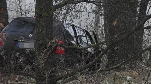 Tragiczny wypadek pod Radzyminem. Auto na drzewie, zginęła 19-latka