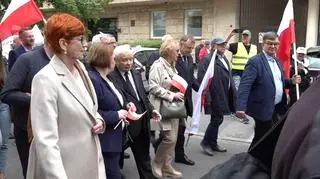 Jarosław Kaczyński na proteście rolników