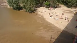 Warszawiacy wrócili na plażę 