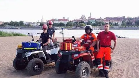 Dyżury ratowników nad Wisłą