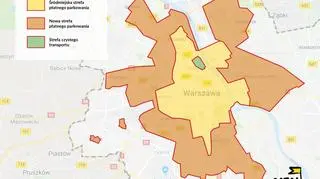 Większa płatna strefa