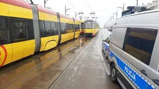 Tramwaj potrącił pieszą