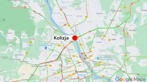 Trzy samochody zderzyły się na S8. Korek w kierunku Marek