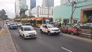 Zderzenie na rondzie Czterdziestolatka