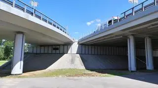 Montaż barier po wypadku autobusu na S8