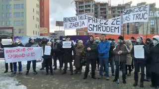 Protest mieszkańców na Woli