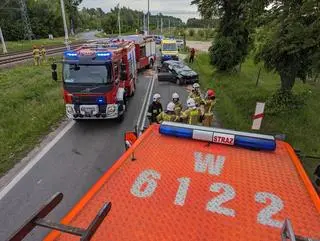 Zdarzenie na przejeździe kolejowym w Nowym Żylinie