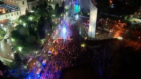 "Nie chciej Polsko mojej krwi". Protest przed Sejmem