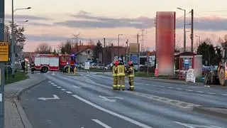 Wyciek gazu przy ulicy Płochocińskiej 