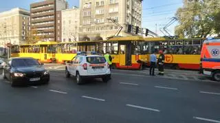 Zderzenie w alei Jana Pawła