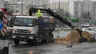 Awaria wodociągowa na Górczewskiej