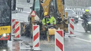 Prace na wiadukcie Trasy Łazienkowskiej