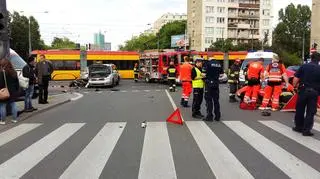 Wypadek na rogu Stawki i Jana Pawła II