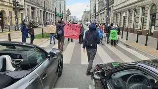 Protest na Marszałkowskiej