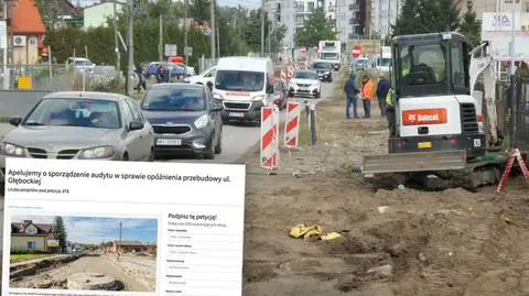 Remont Głębockiej z półrocznym opóźnieniem. Mieszkańcy chcą audytu
