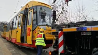 Awaria tramwaju na Woronicza